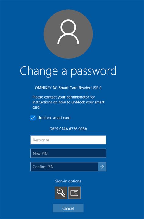 response unblock.smart card|Unlock a Smart Card using the Microsoft Windows Interface .